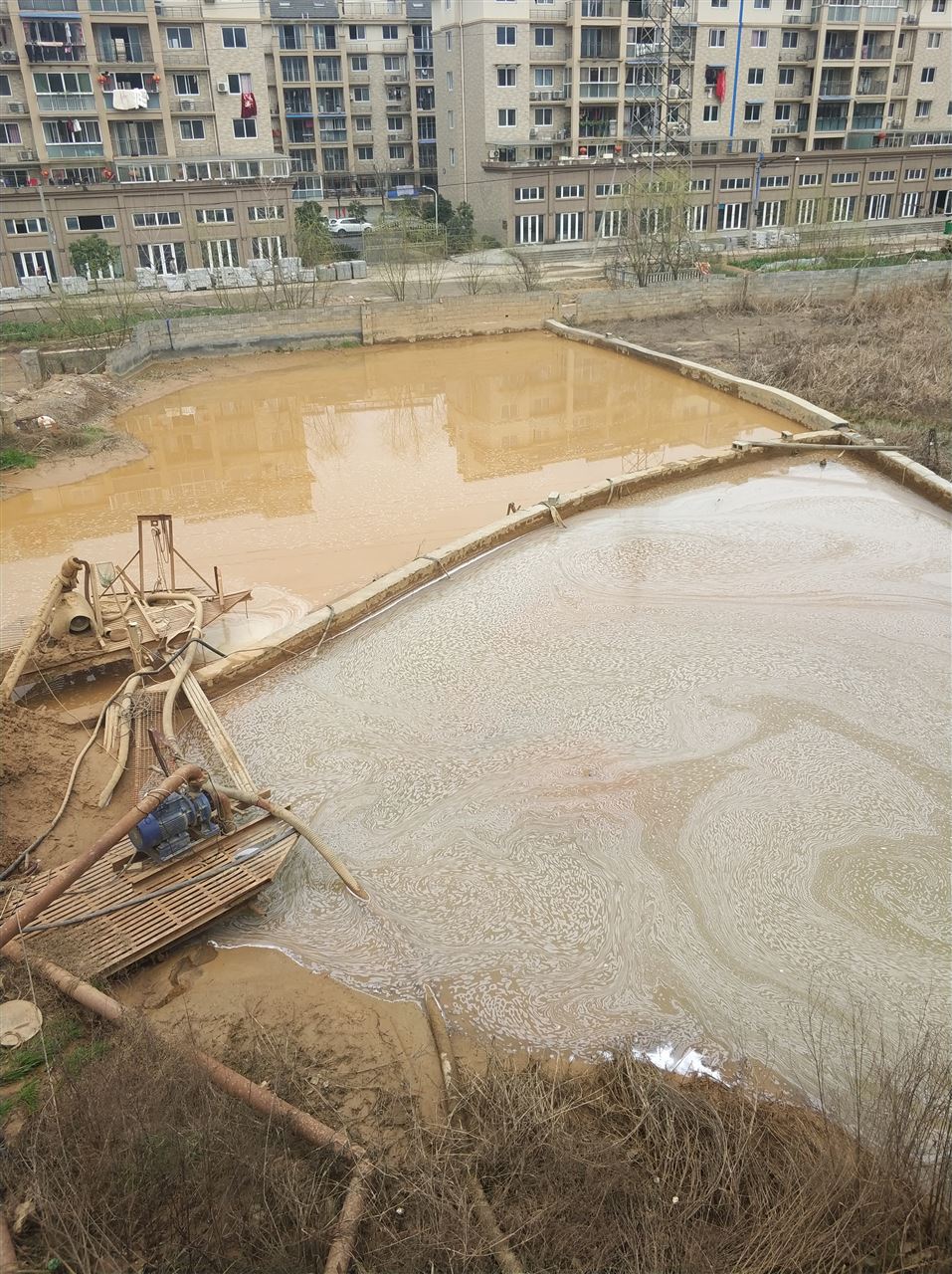 河东沉淀池淤泥清理-厂区废水池淤泥清淤