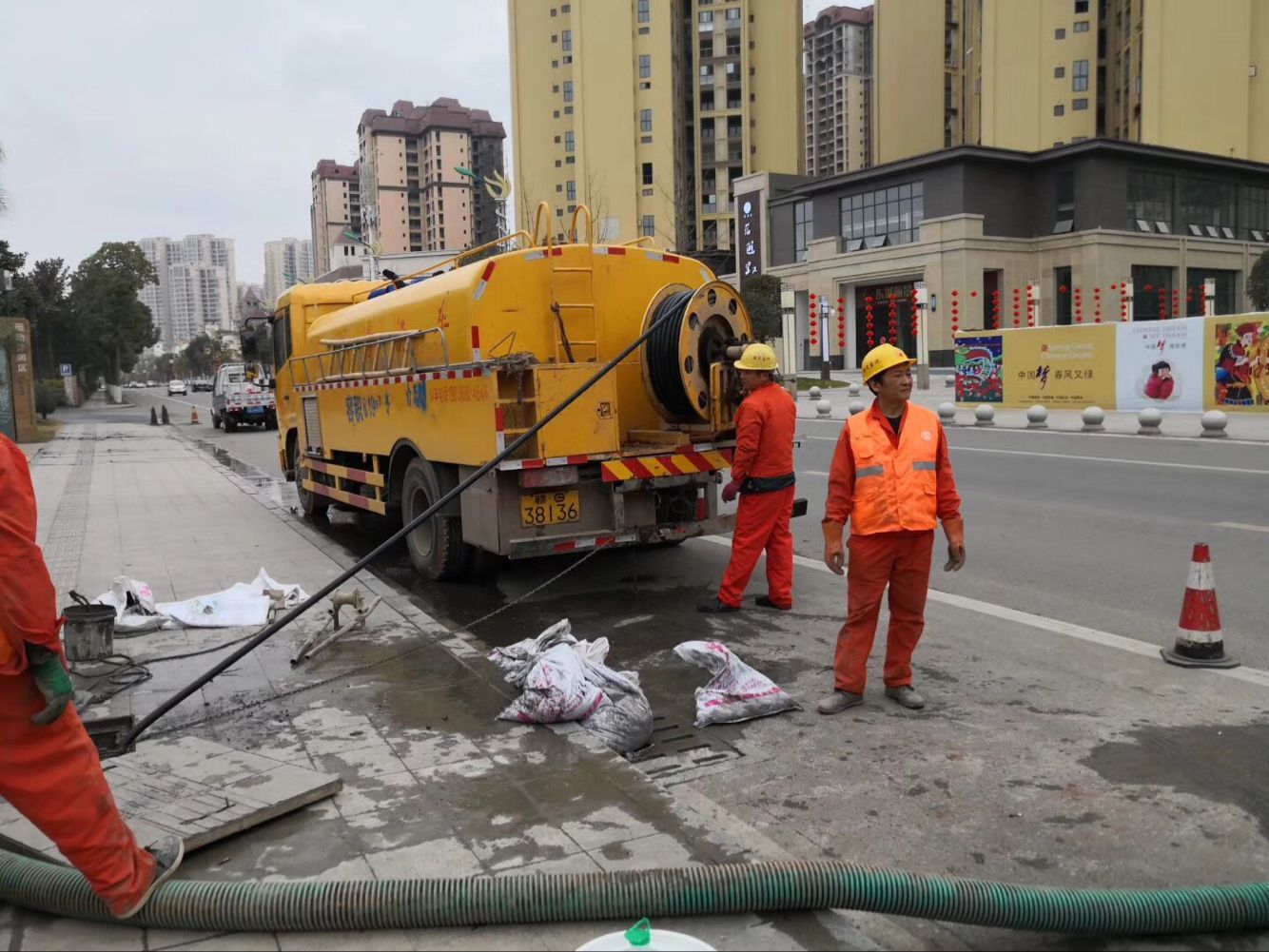 河东排污管道清淤-管道清洗